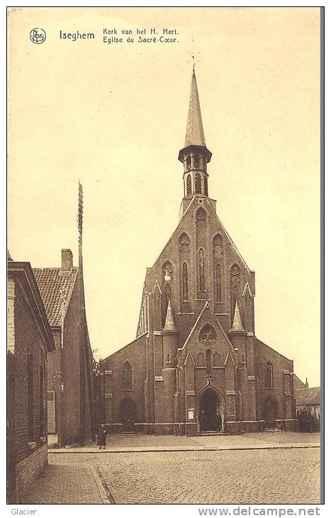 ISEGHEM - Kerk Van Het H.Hart - Eglise Du Sacré-Coeur - Uitg. Van Doorne - Izegem