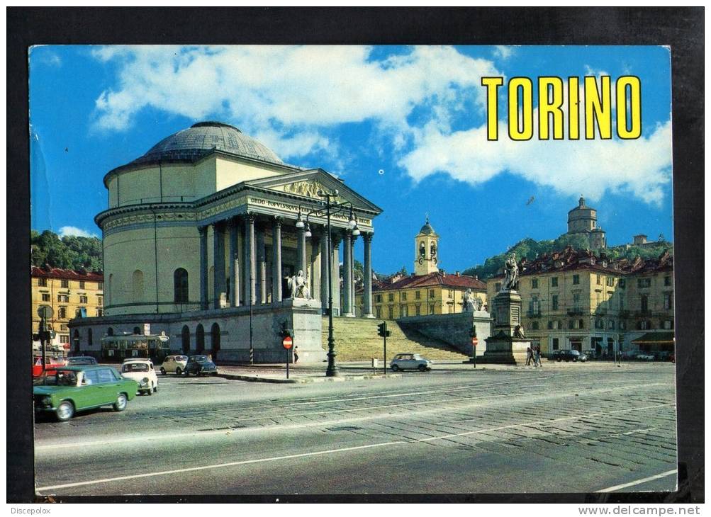 H306 Torino , Gran Madre E Monte Dei Cappuccini - Auto Cars Voitures - Ed, Graf Art - Other Monuments & Buildings