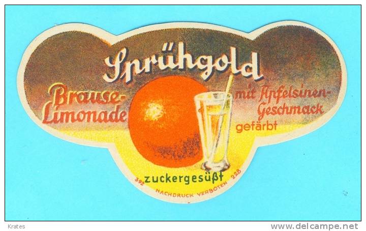 The Old Labels For Soft Drinks, Germany, DDR - Alkohol