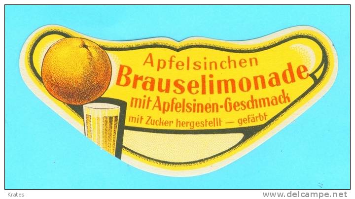 The Old Labels For Soft Drinks, Germany, DDR - Alkohol