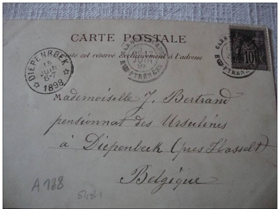 RELAIS De DIEPENBEEK En 1898 (cote E) - Other & Unclassified