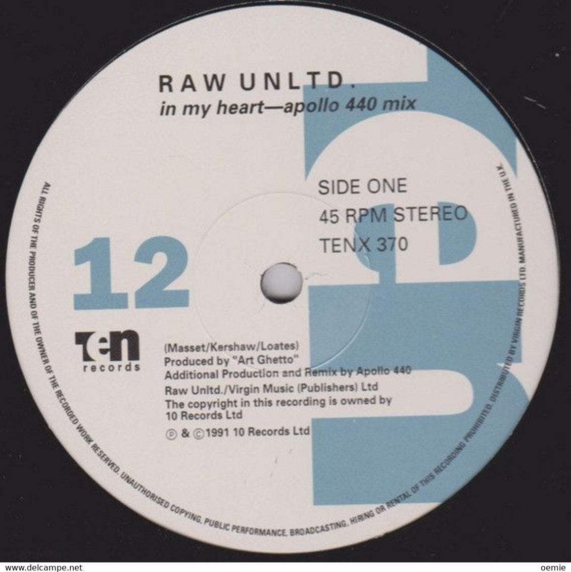 RAW ° UNLTD - 45 T - Maxi-Single