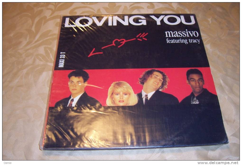 MASSIVO  FEAT TRACY  °  LOVING YOU - 45 T - Maxi-Single