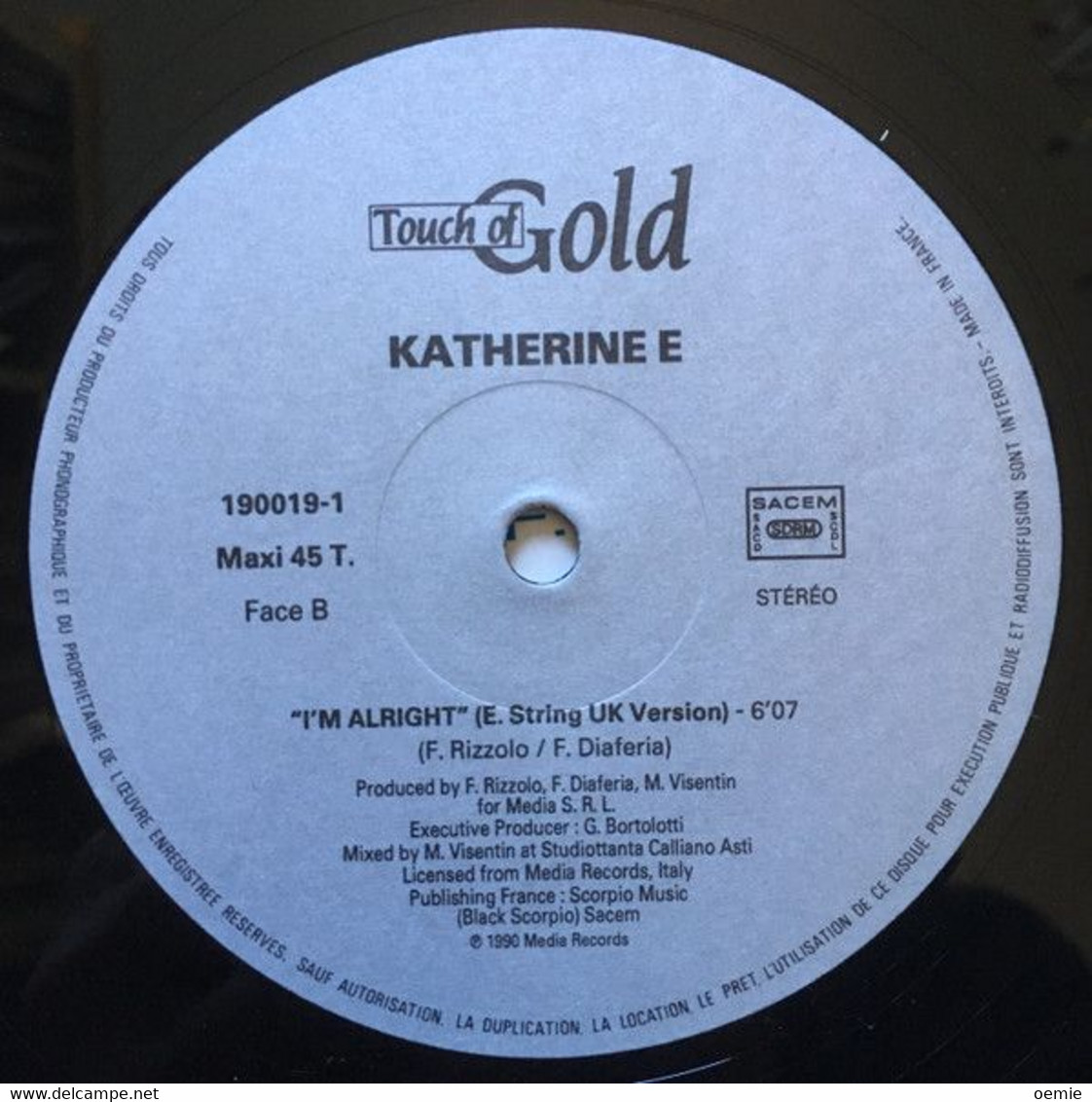 KATHERINE E °  I ' M  ALRIGHT - 45 T - Maxi-Single