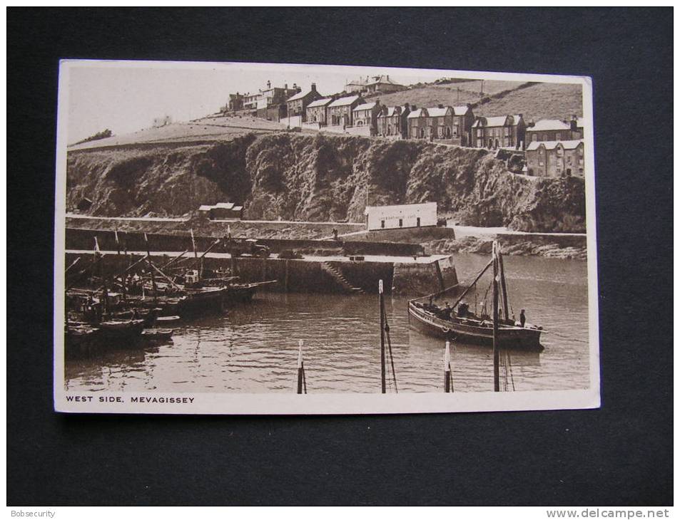 == GB  Mevagissey , Harbour Card  Aprx. 1930  * - Falmouth