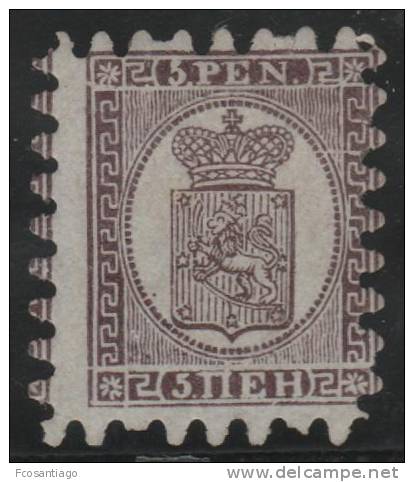 FINLANDIA 1866/70 - Yvert #11 - MLH * - Neufs