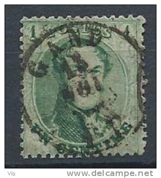 N° 13B  Obl - 1863-1864 Medallions (13/16)