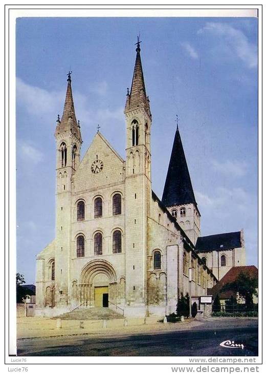 SAINT MARTIN DE BOSCHERVILLE -  Abbaye Romane De SAINT GEORGES  XIè S. - Façade Normande - Transept Et Côté Sud - - Saint-Martin-de-Boscherville