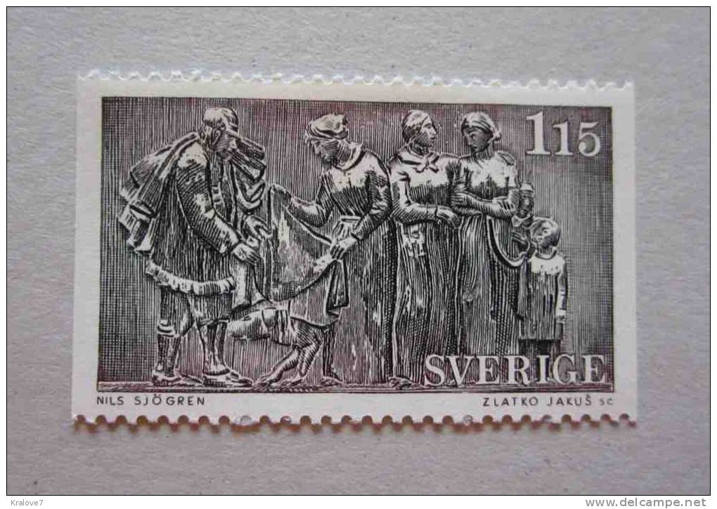 SUEDE 4 TIMBRES NEUFS 1993 ART SWEDEN NEW MNH ART - Unused Stamps