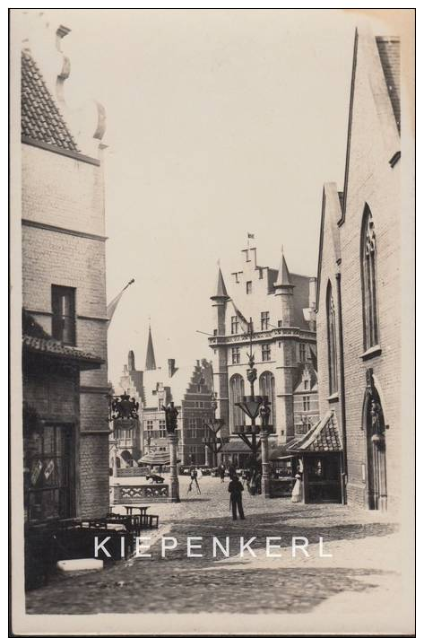 Vieux Bruxelles - La Magna Aula - Exposition 1935 - Animée - Ed. Gerbaud - Ieper