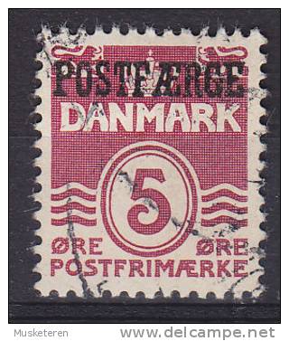 Denmark Postfærge 1942 Mi. 25 I    5 Øre Wellenlinien Waves Overprinted POSTFÆRGE Type I - Paquetes Postales