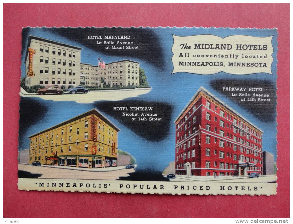 Minnesota > Minneapolis Multi View  Popular Hotels  Linen---------   - - -ref 869 - Minneapolis