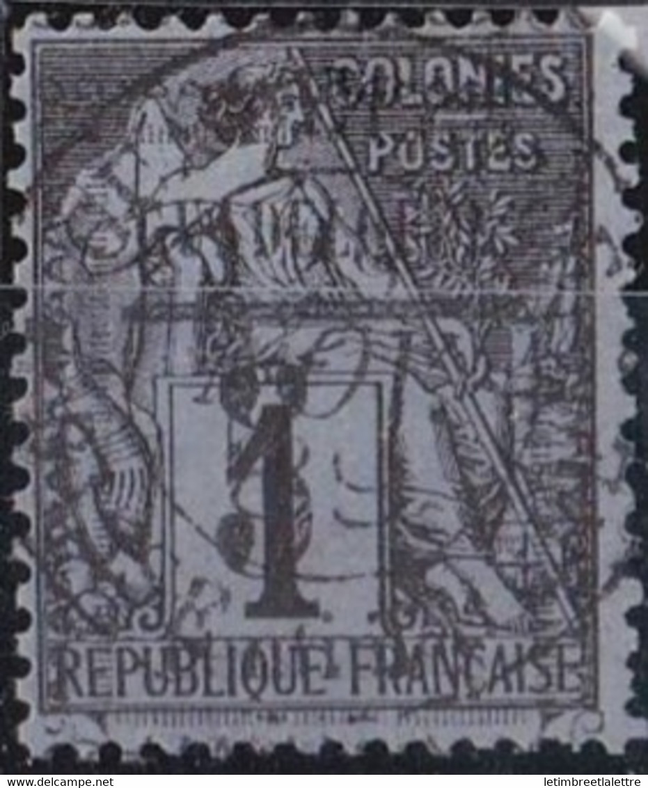 ⭐ Guadeloupe - YT N° 6 - Oblitéré - 1889 ⭐ - Used Stamps