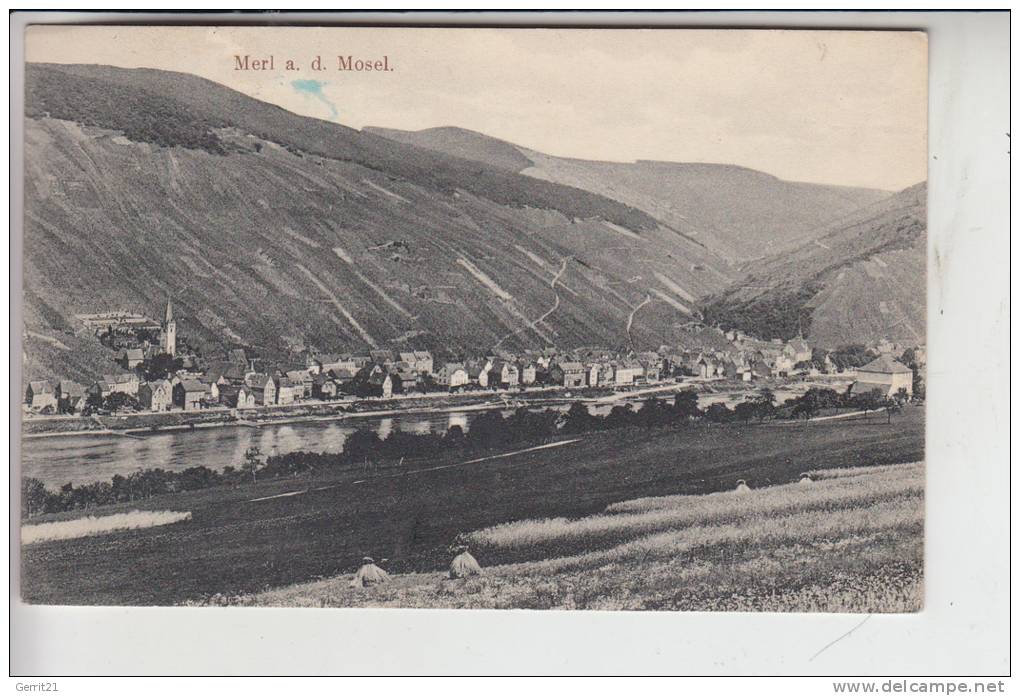 5583 ZELL - MERL, Ortsansicht 1913 - Zell