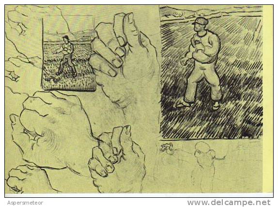 SIX HANDS AND TWO SOWERS   VINCENT VAN GOGH  MUSEO DE AMSTERDAM  OHL - Oggetti D'arte