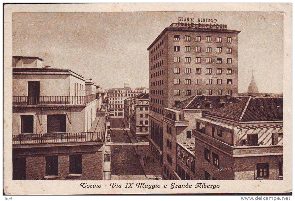 Grande Albergo "Principi Di Piemonte" Torino Anni 30/40 - Autres Monuments, édifices