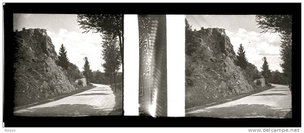 Plaque Stereo Bord Du Hoyoux De Huy à Modave Route à Modave - Glasplaten