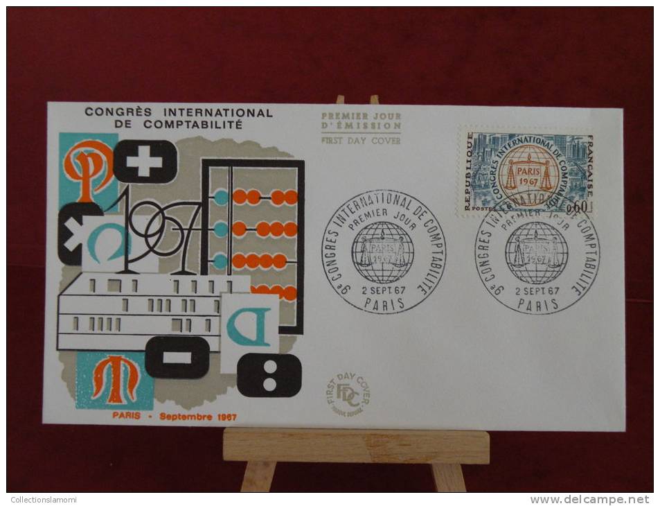 FDC - Congrès International De Comptabilité - Paris - 2.9.1967 - 1er Jour - - 1960-1969