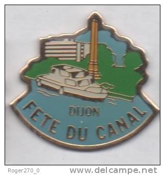 Ville De Dijon , Fête Du Canal , Bateau , Côte D'Or - Villes