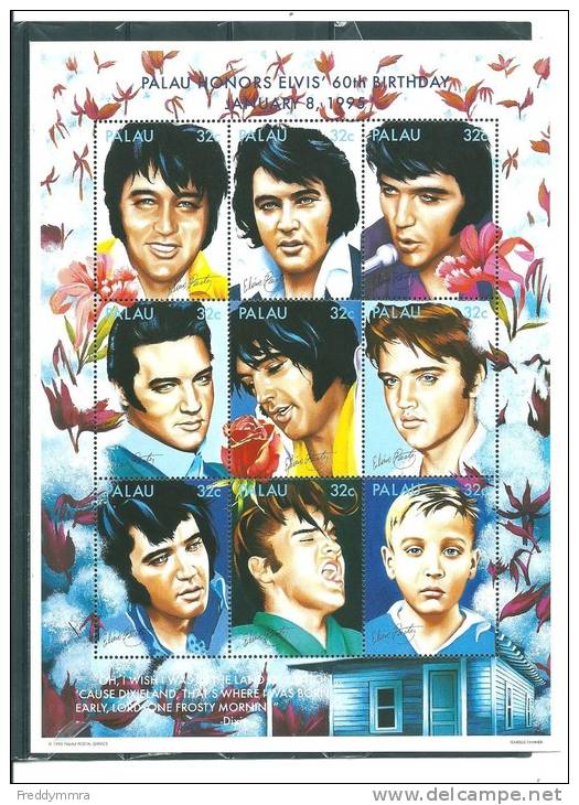 Palau: 764/ 772 **  En Feuillet  Elvis Presley - Elvis Presley