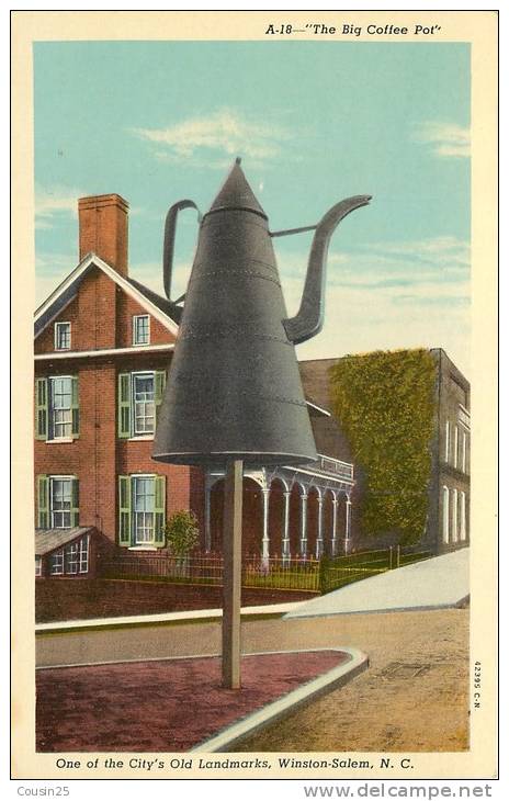 ETATS-UNIS - WINSTON SALEM - The Big Coffee Pot - Winston Salem