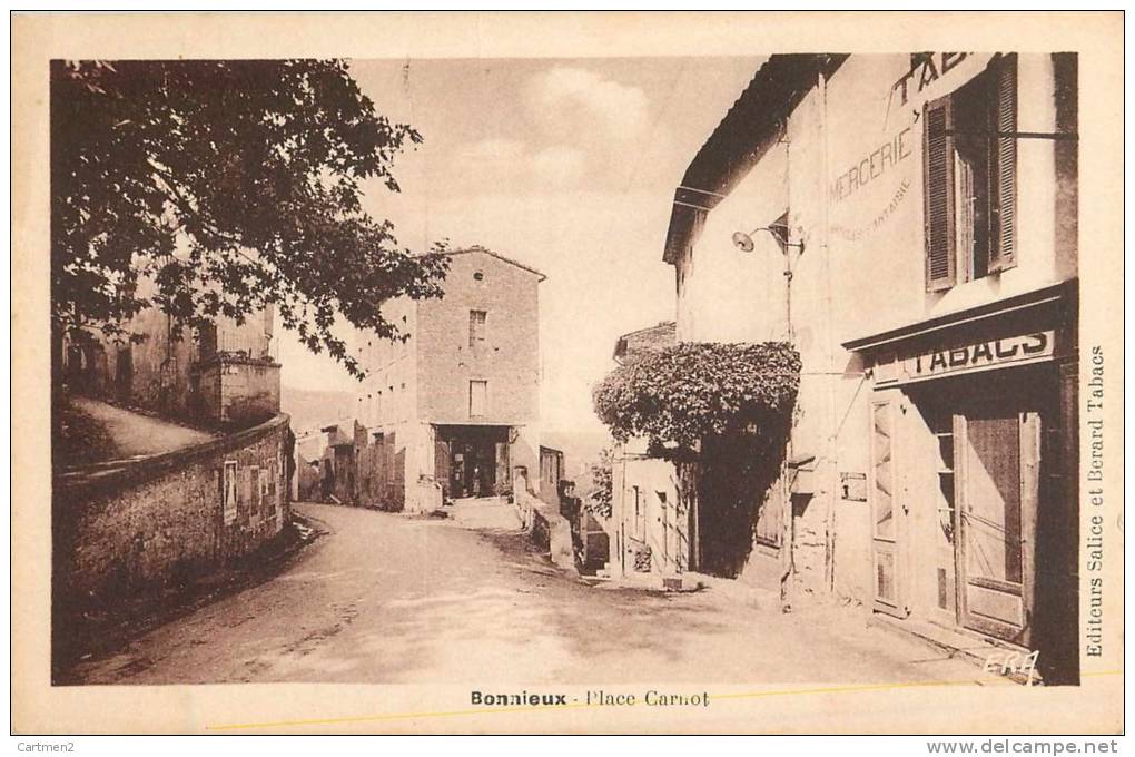 BONNIEUX PLACE CARNOT TABACS MERCERIE 84 - Bonnieux