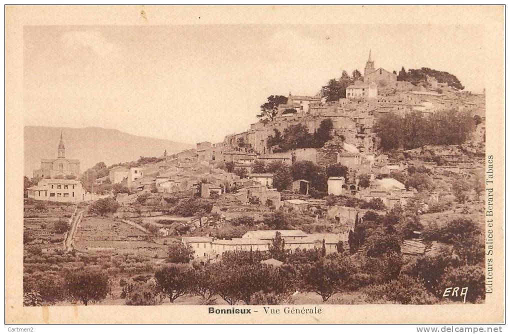 BONNIEUX VUE GENERALE - Bonnieux