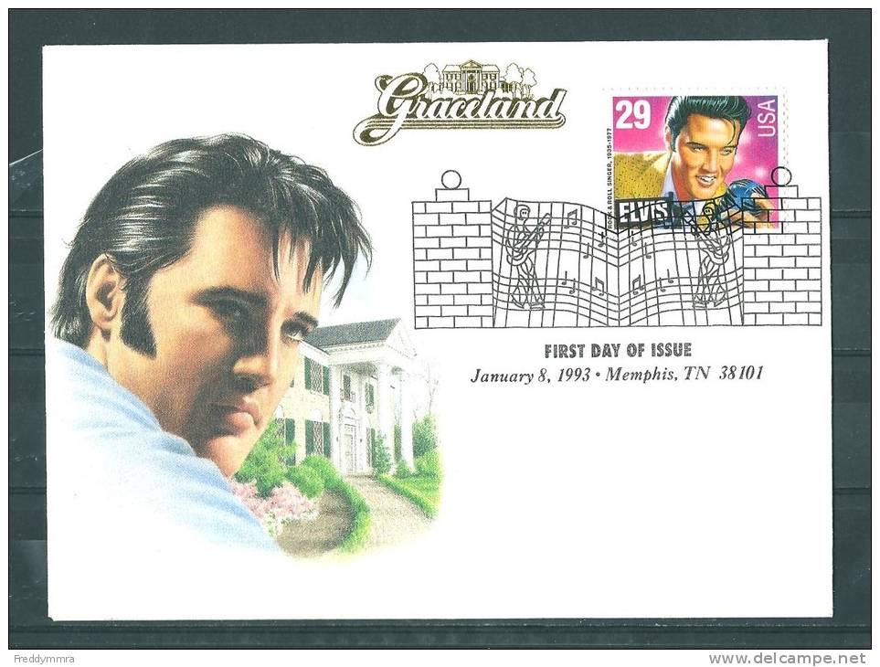 USA: 2130 Sur FDC  (Elvis Presley) - Elvis Presley