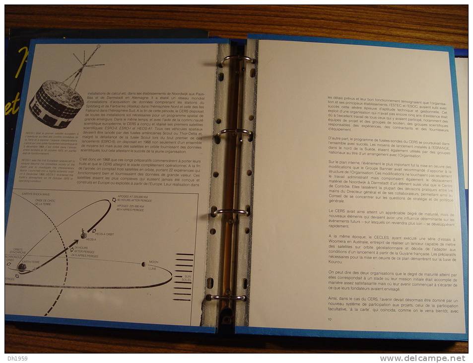 FUSEE RAKETE COSMOS ELDO CECLES ESA NASA ARIANE WOOMERA ESRO CONSEIL EUROPE 60 DOCUMENTS + PRESSE