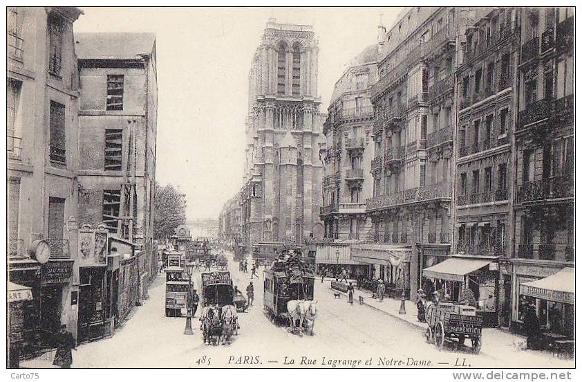 Paris 75005 - Rue Lagrange - Commerces Attelages - Arrondissement: 05