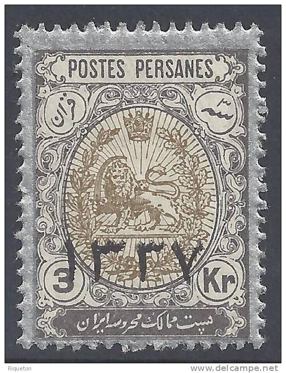 IRAN -  1918  -    N°  398  A  -  X  -  B  - - Iran