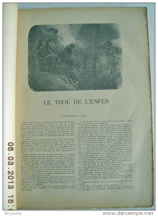 1900 &#9734; Alexandre DUMAS "LE TROU DE L´ENFER / DIEU DISPOSE / UNE VIE D´ARTISTE / BOULE DE NEIGE" Le Vasseur - 1801-1900