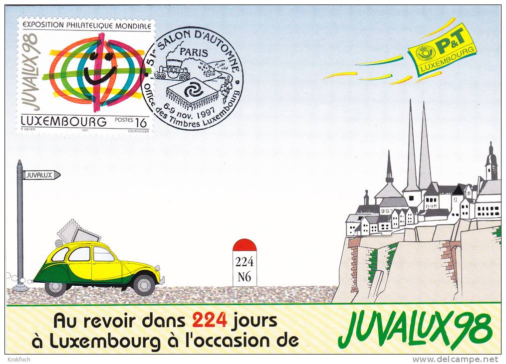 Luxembourg Paris 1997 - Carte Salon D'automne - Cartes Commémoratives