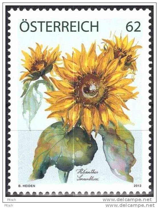 Österreich - Treuebonusmarke 2012 - Sonnenblume - Nur Für Abonennten - Neufs