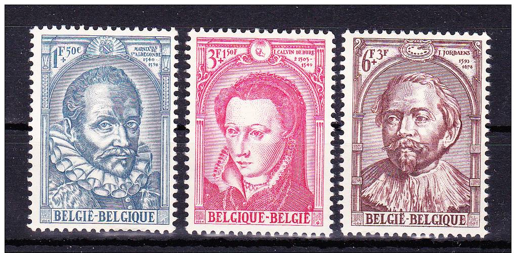 BELGIUM  1964 , Gospel  Community   125 Years  ,  Y&T #  1287/9 , Cv  1.25  E ,   ** M N H , V V F - Nuovi