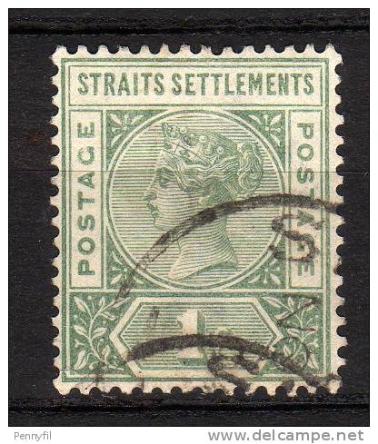 STRAITS SETTLEMENTS - 1892/01 YT 65 USED - Straits Settlements