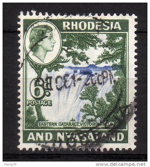 RHODESIA & NYASALAND - 1959/62 YT 25 USED - Rhodesia & Nyasaland (1954-1963)