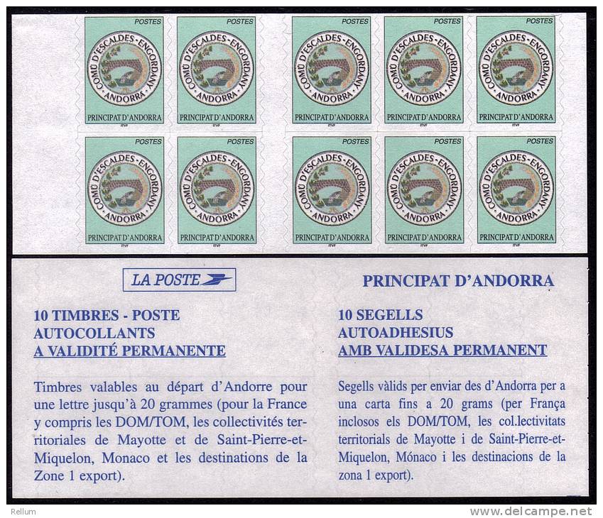 Andorre Français 2003 - Yvert Nr. C12 (575) - Michel Nr. MH 0-12 (596) - Carnets