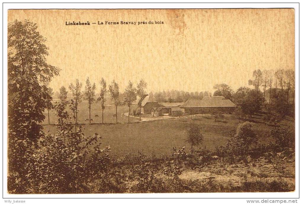 Postkaart / Carte Postale "Linkebeek - La Ferme Scavay Près Du Bois" - Linkebeek