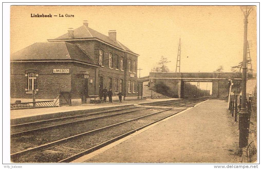 Postkaart / Carte Postale "Linkebeek - La Gare" - Linkebeek