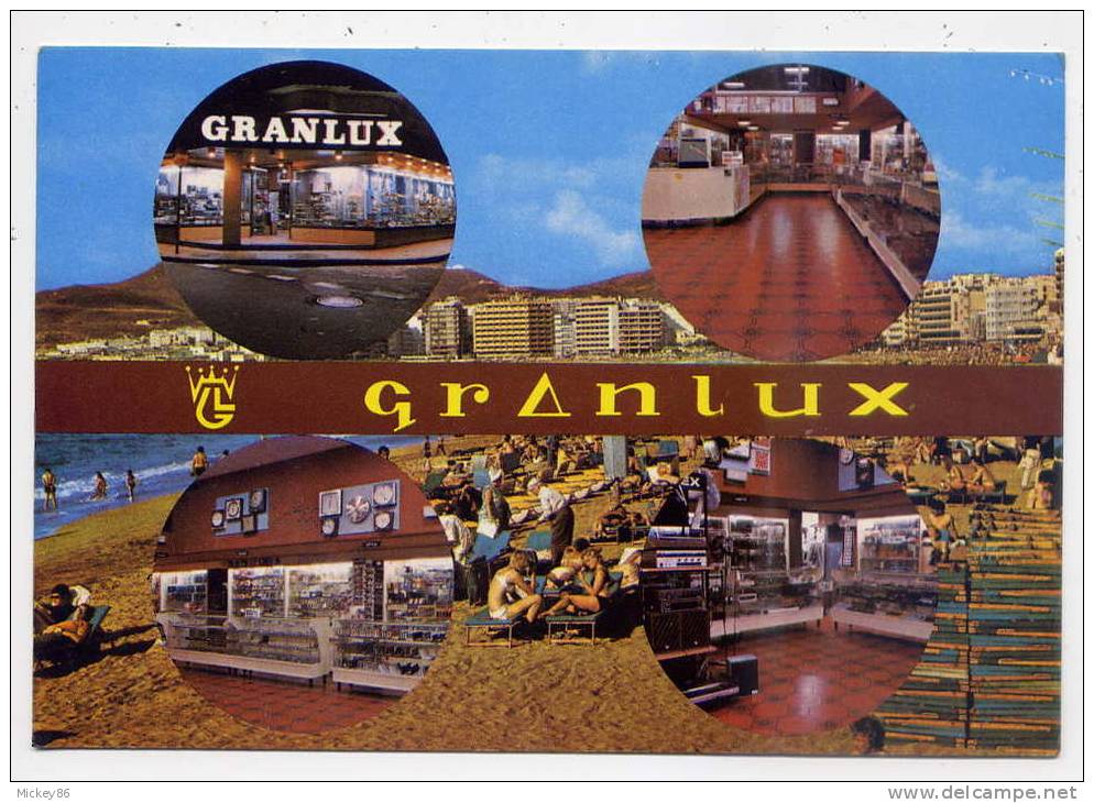 Espagne--LAS PALMAS DE GRAN CANARIA--carte Publicitaire Magasin "GRANLUX" ,cpm éd Zerkowitz - Autres & Non Classés