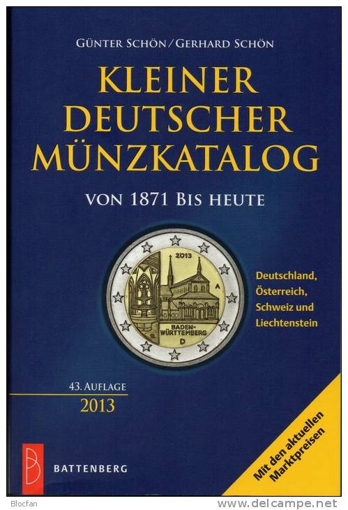 Kleiner Münz Katalog Deutschland 2013 New 15€ Numisbriefe+Numisblatt Schön Münzkatalog Of Austria Helvetia Liechtenstein - Tematica