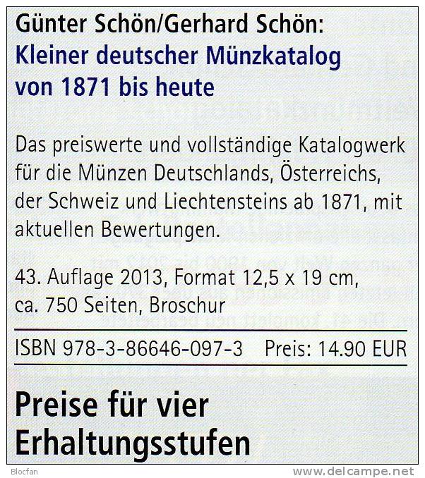 Kleiner Münz Katalog Deutschland 2013 New 15€ Numisbriefe+Numisblatt Schön Münzkatalog Of Austria Helvetia Liechtenstein - Motive