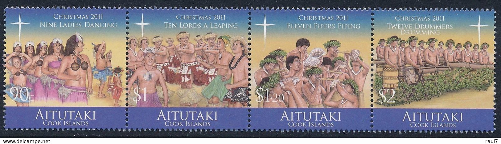 AITUTAKI // 2011 - Noël 2011 -  4v Neufs // Mnh - Aitutaki