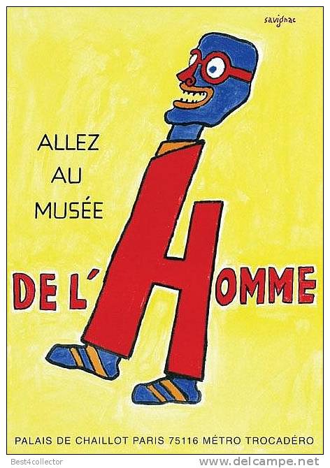 @@@ MAGNET - Allez Au Musée De L'Homme - Publicitaires