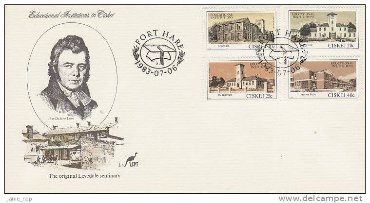 Ciskei 1983 Educational Institutions FDC - Ciskei