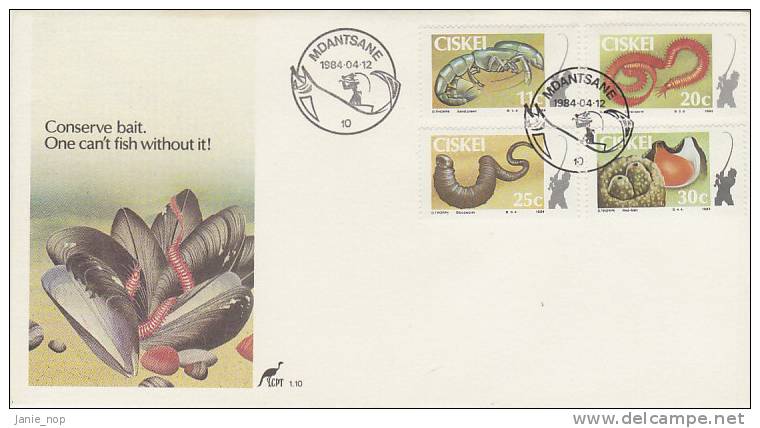 Ciskei 1984 Conserve Bait  FDC - Ciskei