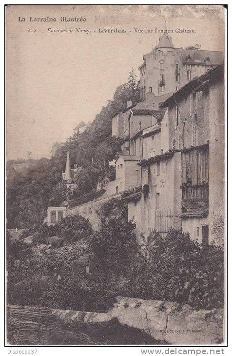 CPA - 54 - MEURTHE ET MOSELLE-  LIVERDUN -    Vue Sur L'ancien Château - Liverdun