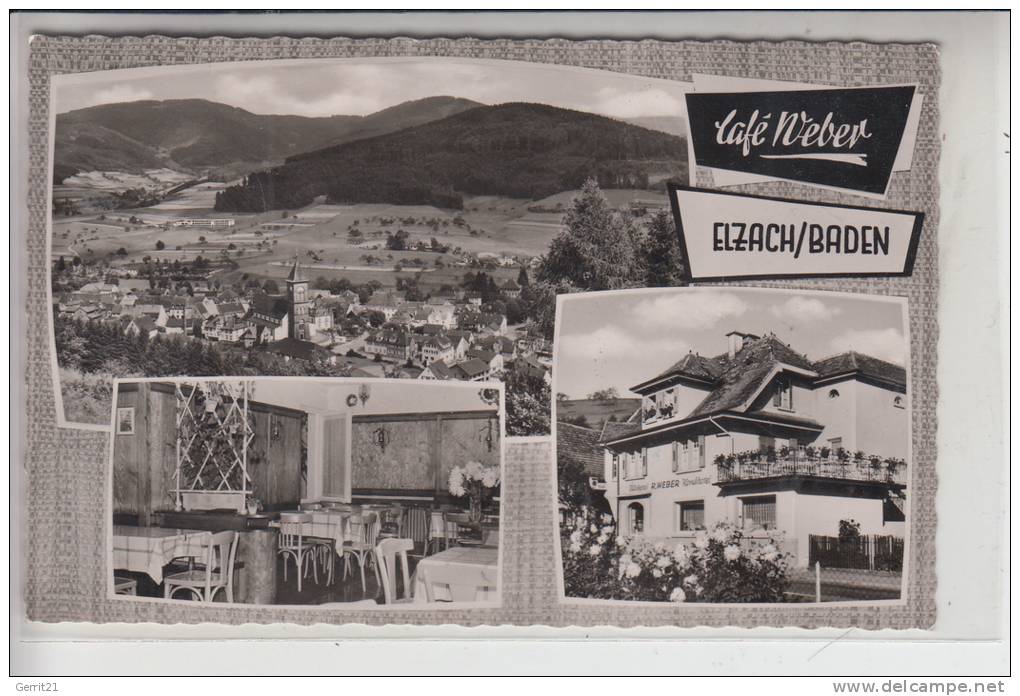 7807 ELZACH, Cafe Weber 1965 - Elzach