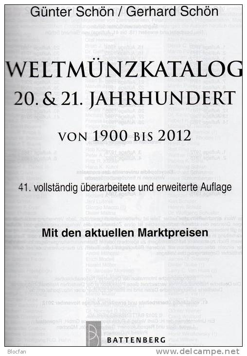 Welt-Münzkatalog 2013 Schön New 50€ Münzen 20/21.Jahrhundert A-Z Coins Of The World Europa Amerika Afrika Asien Oceanien - Ohne Zuordnung